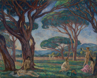 Landscape of Provence with Idyllic Scenes - Józef Pankiewicz — artwork view