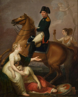Jzef Peszka - Allegorical scene with Napoleon.webp
