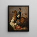Allegorical scene with Napoleon - Józef Peszka — framed artwork on a wall