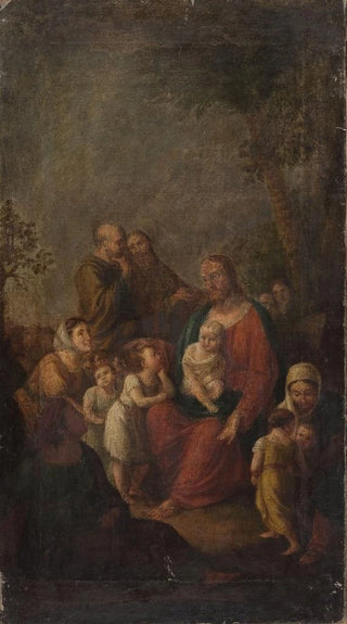 The Christ Blessing the Children - Józef Pitschmann — artwork view