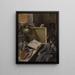 La vision des artistes - Józef Rapacki — framed artwork on a wall