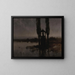 Night Marsh Painting - Józef Rapacki — framed artwork on a wall