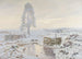 Winter Landscape Painting - Józef Rapacki — artwork view