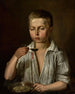 Boy having breakfast - Józef Simmler — artwork view