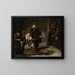 Catherine Jagellon with her son Sigismond imprisoned at Gripsholm Castle - Józef Simmler — framed artwork on a wall
