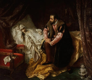 Barbara Radziwiłł's Death - Józef Simmler — artwork view