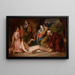 the Entombment of Christ sketch for a painting - Józef Simmler — framed artwork on a wall