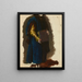 Study of clothing by Jako de Tęczyn for the painting The Oath of Queen Jadwiga - Józef Simmler — framed artwork on a wall