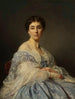 Portrait of the wife of General Aleksandra Zatler - Józef Simmler — artwork view