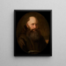 Portrait of the Capuchin Beniamin Szymański - Józef Simmler — framed artwork on a wall