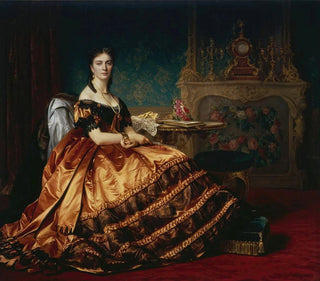 Portrait of Emilia Wodkowska - Józef Simmler — artwork view