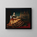 Portrait of Emilia Wodkowska - Józef Simmler — framed artwork on a wall