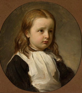 Jzef Simmler - Portrait of Julia Simmler artists daughter.webp