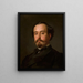 Portrait of Juliusz Kossak - Józef Simmler — framed artwork on a wall