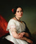 Portrait painting of the artist Katarzyna Jahn's sister - Józef Simmler — artwork view