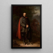 Portrait painting of Ludwik Mycielski - Józef Simmler — framed artwork on a wall