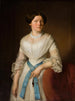 Portrait Painting of Mademoiselle Pisarzowska - Józef Simmler — artwork view