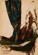 Quinn's outfit and a drapery Studies for the painting The Oath of Queen Jadwiga - Józef Simmler — artwork view