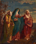 Sketch of the painting Three Marys walking towards the tomb of Christ - Józef Simmler — artwork view