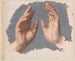 Study of the two hands of the bishop for the painting The Oath of Queen Jadwiga - Józef Simmler — artwork view