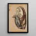 Study of a lady's dress with a lute for the painting L'Éducation de Sigismond Auguste - Józef Simmler — framed artwork on a wall
