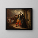 L'adieu de Wacaw à Maria - Józef Simmler — framed artwork on a wall
