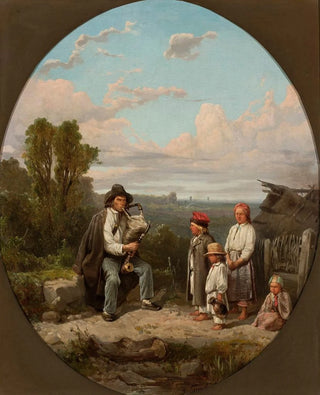 Jzef Szermentowski - Bagpipe player.webp