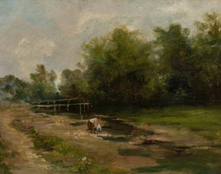 Landscape Painting - Józef Szermentowski — artwork view