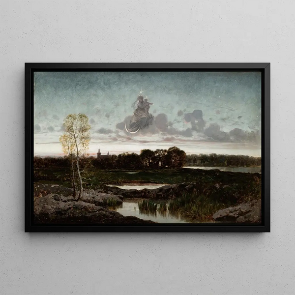 Morning Star - Józef Szermentowski — framed artwork on a wall