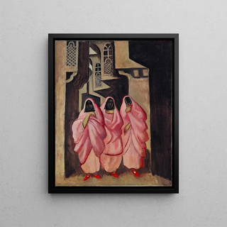 Jzeps Grosvalds - Three Women on the Street of Baghdad.webp