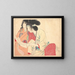 Love Letter Painting Kesobumi - Kajita Hanko — framed artwork on a wall