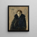Portrait of the actor B. K. - Kalle Løchen — framed artwork on a wall
