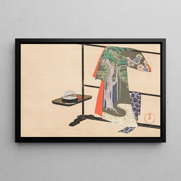 Mille herbes Pl05 - Kamisaka Sekka — framed artwork on a wall