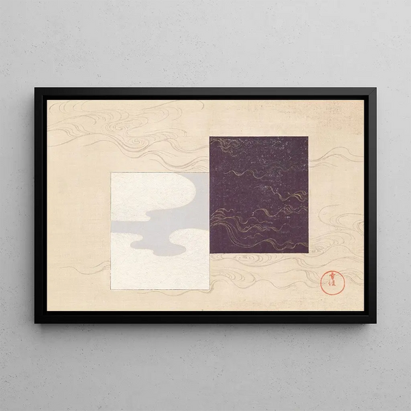 Mille herbes Pl06 - Kamisaka Sekka — framed artwork on a wall