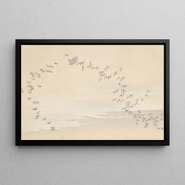 Mille herbes Pl09 - Kamisaka Sekka — framed artwork on a wall