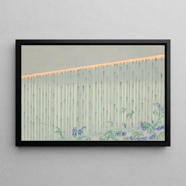 Mille Herbes Pl10 - Kamisaka Sekka — framed artwork on a wall