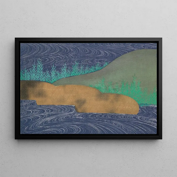 Mille herbes Pl11 - Kamisaka Sekka — framed artwork on a wall