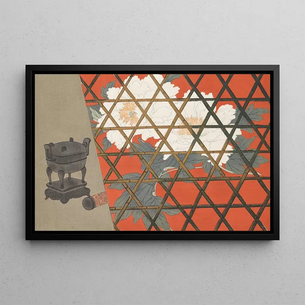 Mille herbes Pl14 - Kamisaka Sekka — framed artwork on a wall