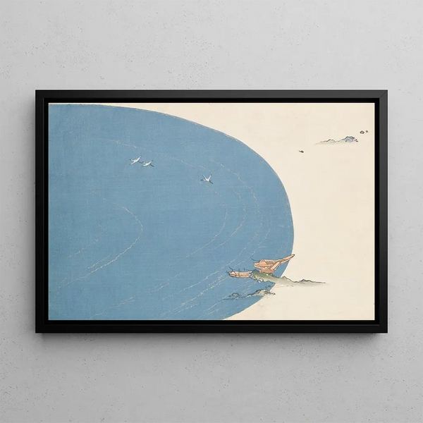 Mille herbes, Pl. 15 - Kamisaka Sekka — framed artwork on a wall