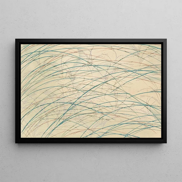 Mille herbes Pl17 - Kamisaka Sekka — framed artwork on a wall