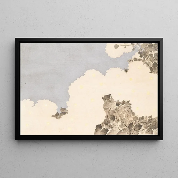 Mille herbes Pl19 - Kamisaka Sekka — framed artwork on a wall