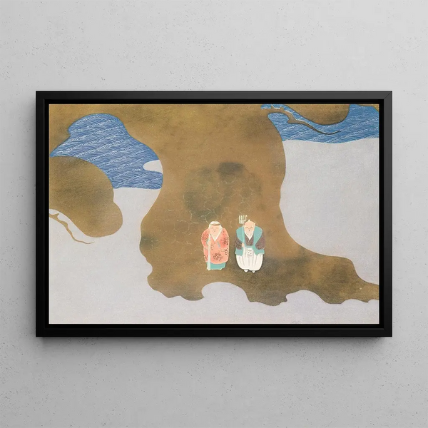 Mille herbes Pl21 - Kamisaka Sekka — framed artwork on a wall
