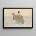 Mille herbes painting, plate 22 - Kamisaka Sekka — framed artwork on a wall