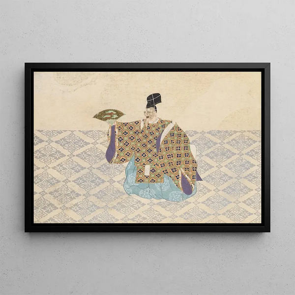 Mille herbes painting, plate 22 - Kamisaka Sekka — framed artwork on a wall