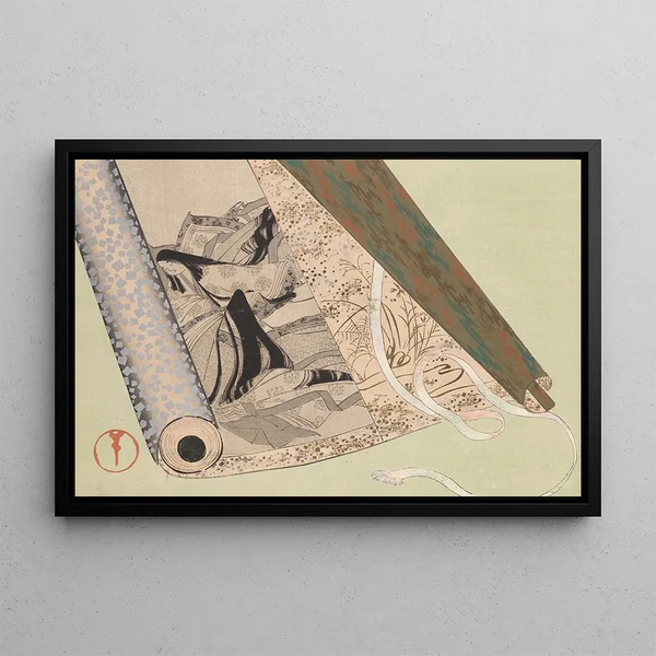 Mille herbes Pl24 - Kamisaka Sekka — framed artwork on a wall