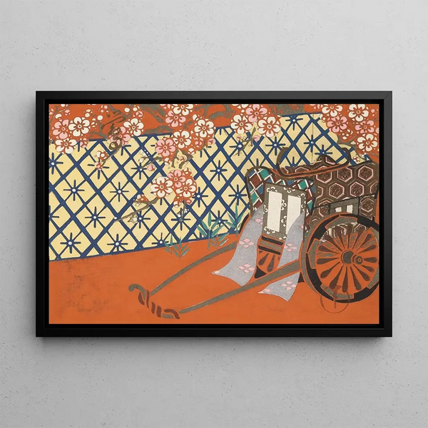 Mille herbes, Pl. 25 - Kamisaka Sekka — framed artwork on a wall