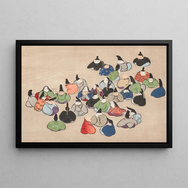 Mille herbes Pl30 - Kamisaka Sekka — framed artwork on a wall