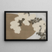 Chrysanthèmes Momoyogusa - Kamisaka Sekka — framed artwork on a wall