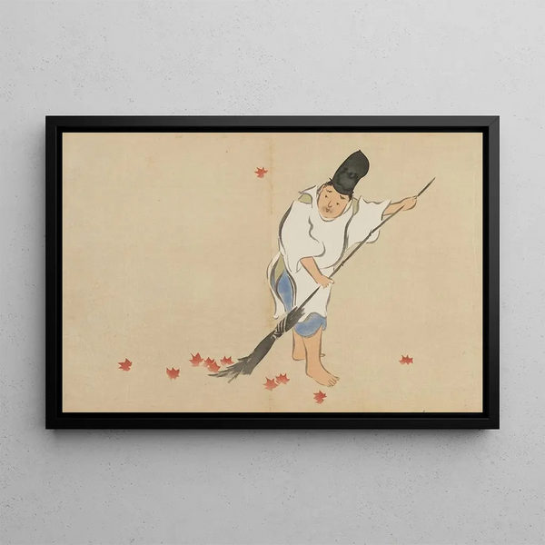 Guard of the Court Eishi - Kamisaka Sekka — framed artwork on a wall