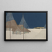 Village of Fishermen Ryoson - Kamisaka Sekka — framed artwork on a wall